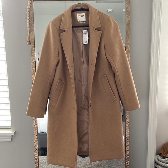 Abercrombie & Fitch Wool-Blend Dad Coat *SOLD* - Picture 3 of 9